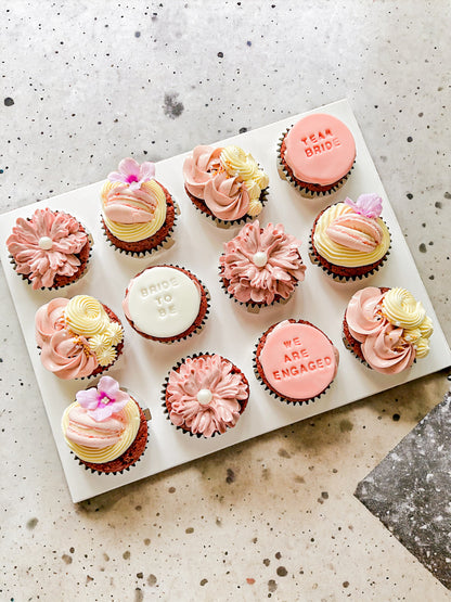 Blush Bride Cupcake Set