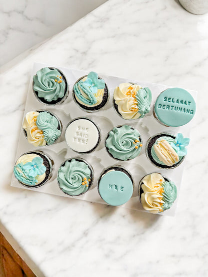 Blush Bride Cupcake Set