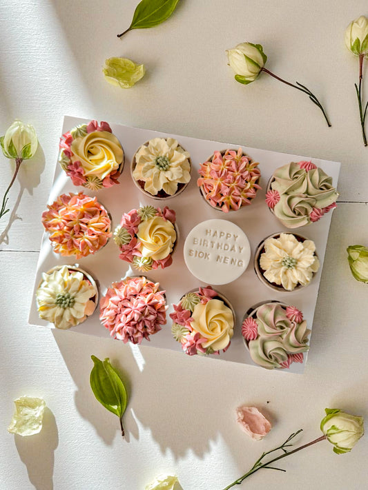 Floral Cupcake Set